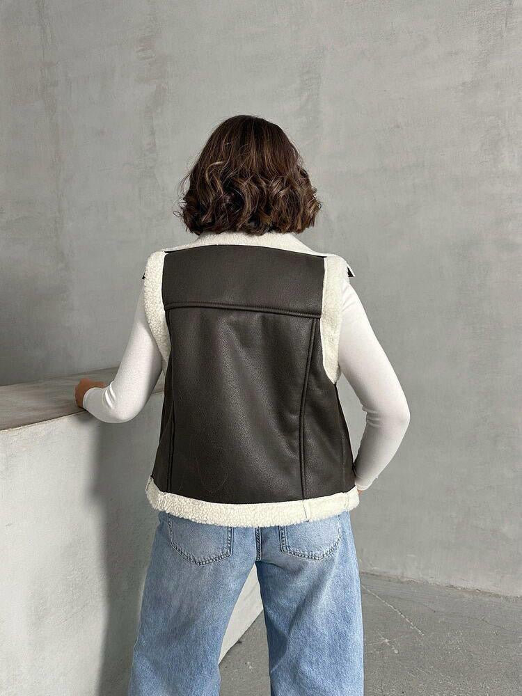 Weste mit Teddyfell 3