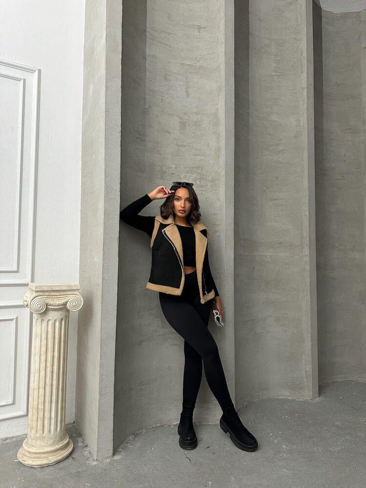 Weste mit Teddyfell 4