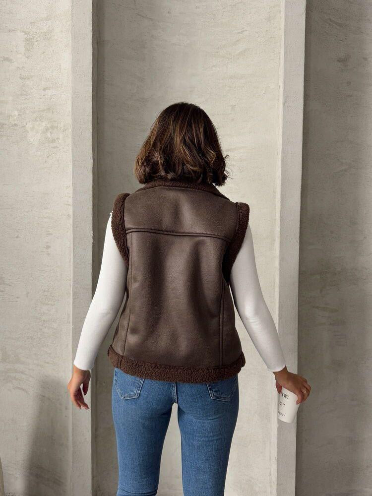 Weste mit Teddyfell 1