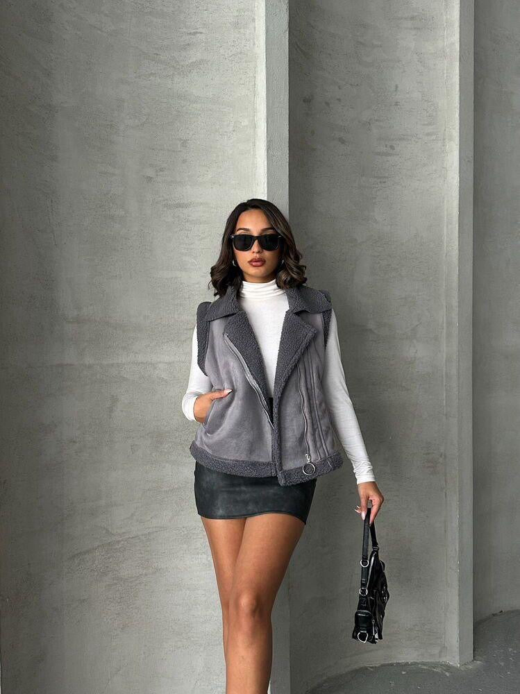 Weste mit Teddyfell 2