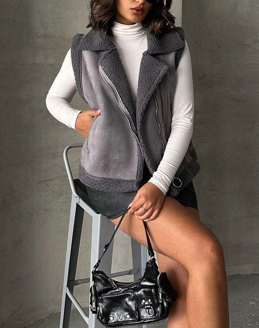 Weste mit Teddyfell 2