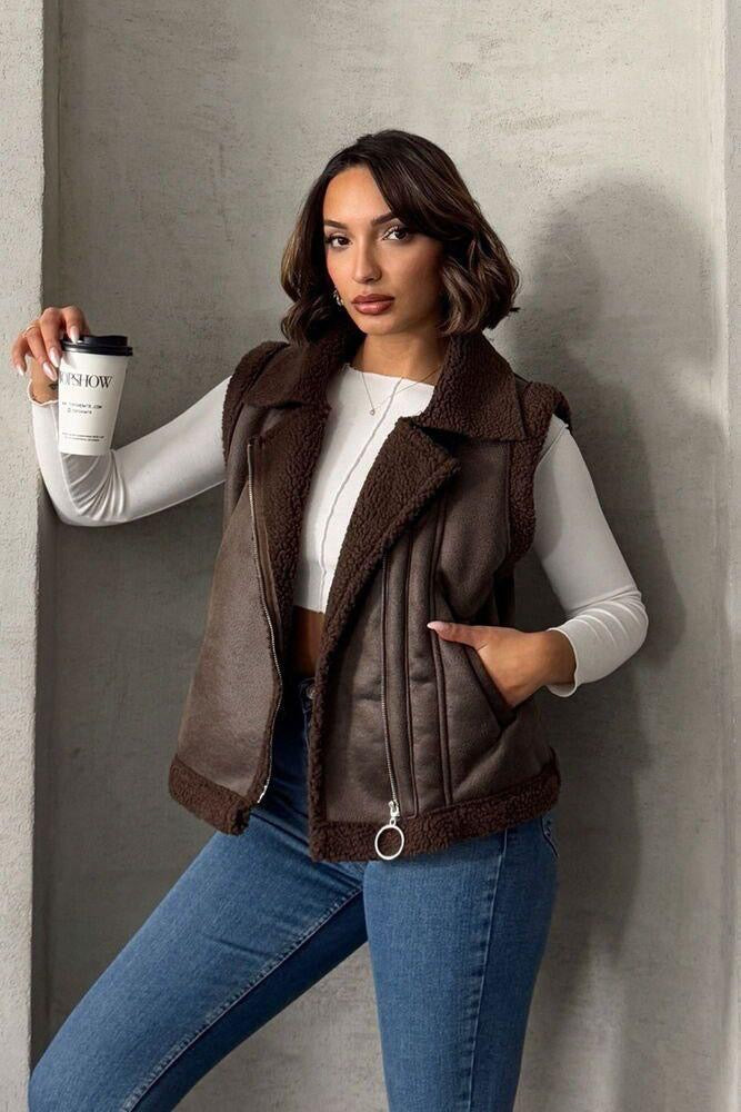 Weste mit Teddyfell 1